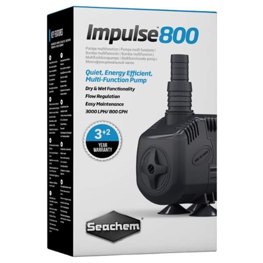 [000116067225] Seachem - Impulse 800 Pump - 800 gph