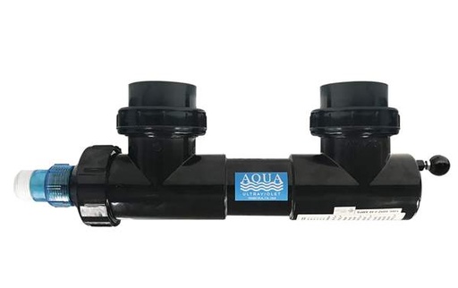 [617750000343] Aqua Ultraviolet - 15 Watt Classic Unit 2" Black WITH Wiper