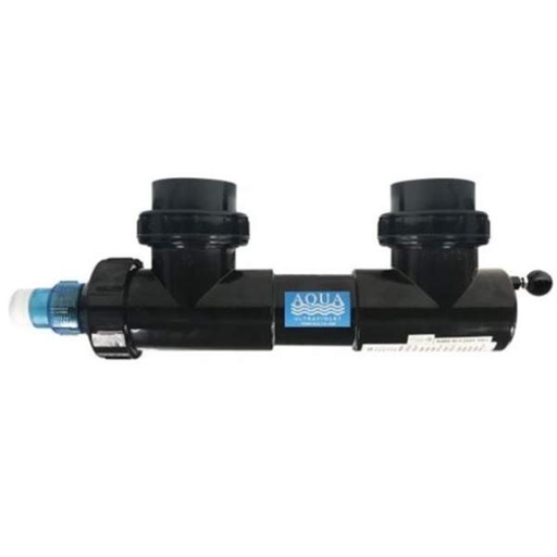 [617750000336] Aqua Ultraviolet - 15 Watt Classic Unit 3/4" Black WITH Wiper