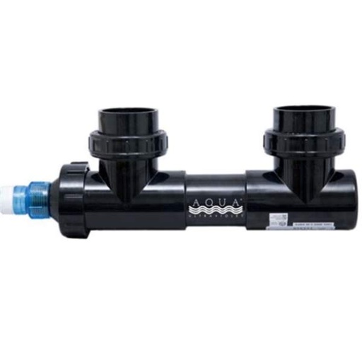 [617750000282] Aqua Ultraviolet - 25 Watt Classic Unit 2" Black