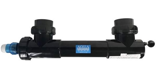 [617750000725] Aqua Ultraviolet - 57 Watt Classic Unit 2" Black WITH Wiper